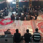مراسم شب عاشورا مسجد حسینیه انصار المهدی عج